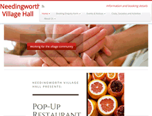 Tablet Screenshot of needingworthvillagehall.com